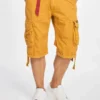 Alpha Industries Herren Shorts Jet In Gelb