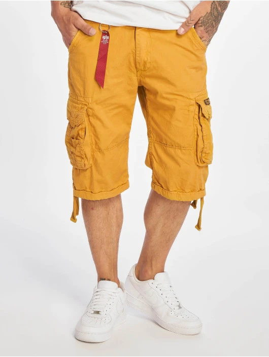 Alpha Industries Herren Shorts Jet In Gelb 1 Alpha Industries Herren Shorts Jet In Gelb