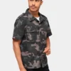 Brandit Herren Hemd US Ripstop Shortsleeve In Camouflage