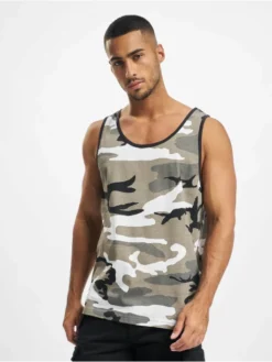 Brandit Herren Tank Tops Tank Top In Camouflage