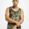 Brandit Herren Tank Tops Premium In Camouflage