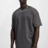 Build Your Brand Herren T-Shirt Heavy Oversize In Grau