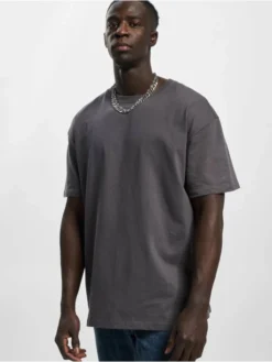 Build Your Brand Herren T-Shirt Heavy Oversize In Grau