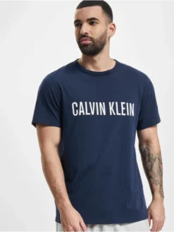 Calvin Klein Herren T-Shirt Underwear Crew Neck In Blau