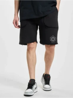 CARLO COLUCCI Herren Shorts Oversize In Schwarz