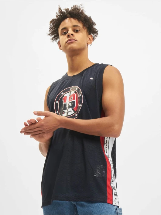 Champion Herren Tank Tops Ball In Blau 1 Champion Herren Tank Tops Ball In Blau