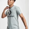 Converse Herren T-Shirt Star Chevron In Grau