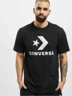 Converse Herren T-Shirt Chevron In Schwarz