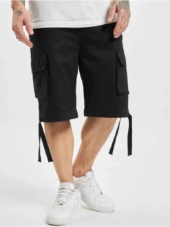 DEF Herren Shorts Cargo In Schwarz