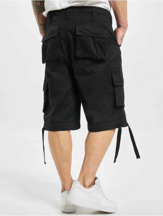 DEF Herren Shorts Cargo In Schwarz 2 DEF Herren Shorts Cargo In Schwarz – Bild 2