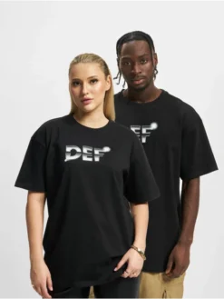 DEF T-Shirt Glamour In Schwarz