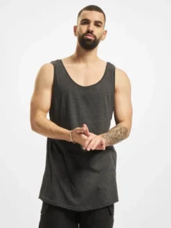 DEF Herren Tank Tops Basic In Grau