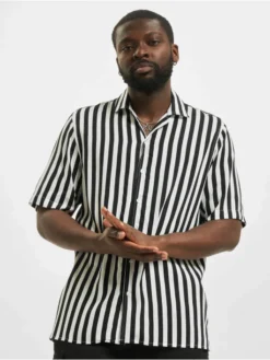 Denim Project Herren Hemd El G Ss Cuba In Schwarz