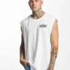 Herren Tank Tops Chaos In Weiß