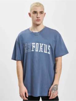 Herren T-Shirt College In Blau