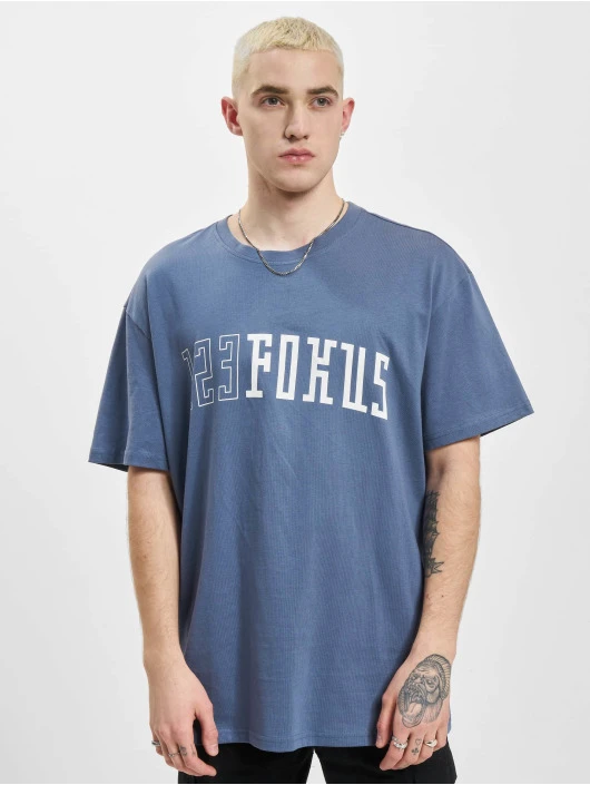 Herren T-Shirt College In Blau 1 Herren T-Shirt College In Blau