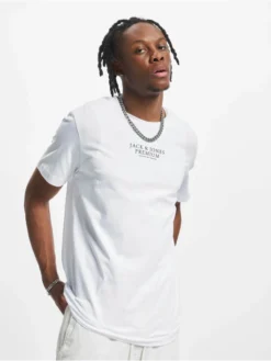 Jack & Jones Herren T-Shirt Archie Crew Neck In Weiß