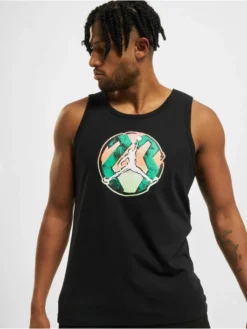 Jordan Herren Tank Tops M J Sprt Dna Hbr In Schwarz