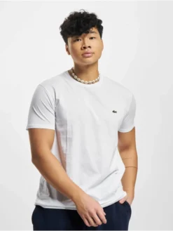 Lacoste Herren T-Shirt Basic In Weiß