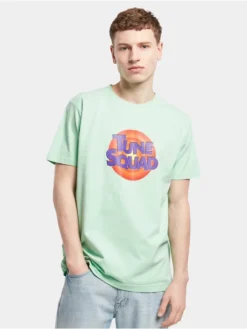 Mister Tee Herren T-Shirt Space Jam Tune Squad Logo In Grün