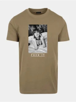 Mister Tee Herren T-Shirt Fuck It 2.0 In Olive