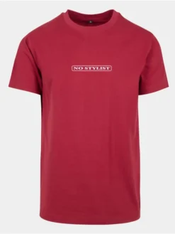 Mister Tee Herren T-Shirt No Stylist In Rot