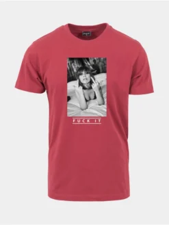 Mister Tee Herren T-Shirt Fuck It 2.0 In Rot