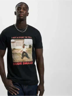 Mister Tee Herren T-Shirt Biggie Smalls Memory In Schwarz
