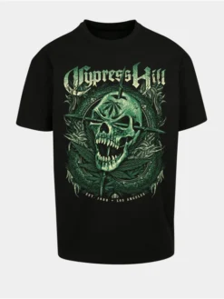 Mister Tee Herren T-Shirt Cypress Hill Skull Face Oversize In Schwarz