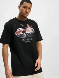 Herren T-Shirt Pimp A Butterfly Oversize In Schwarz