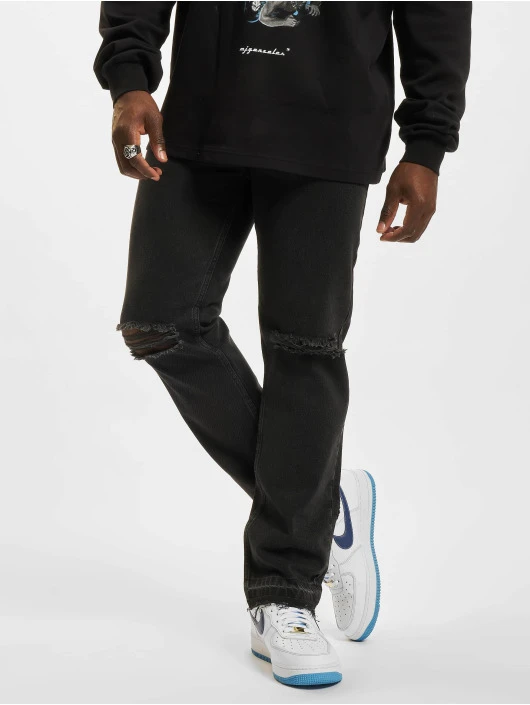 Herren Baggy Destroyed Baggy In Schwarz 1 Herren Baggy Destroyed Baggy In Schwarz