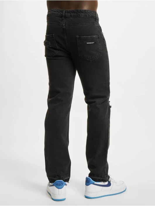 Herren Baggy Destroyed Baggy In Schwarz 2 Herren Baggy Destroyed Baggy In Schwarz – Bild 2