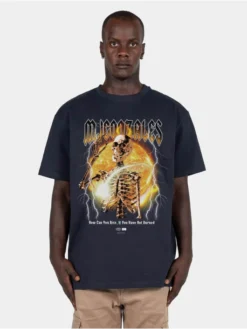 Herren T-Shirt Hellride V.1 X Heavy Oversized 2.0 In Blau