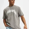 Herren T-Shirt Higher Than Heaven V.3 Acid Washed Heavy Oversize In Grau