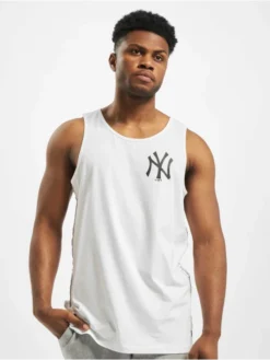 NEW ERA Herren Tank Tops MLB NY Yankees Sleeve Taping In Weiß