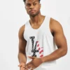 NEW ERA Herren Tank Tops MLB LA Dodgers Infill Team Logo In Weiß