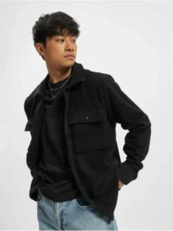 Only & Sons Herren Hemd Nikolai Fleece In Schwarz