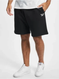 Reebok Herren Shorts Ri Left Leg Logo In Schwarz
