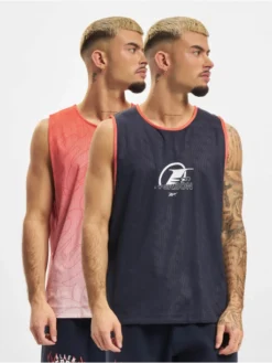 Reebok Herren Tank Tops BB Iverson Bball In Blau