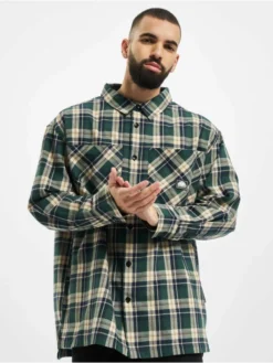 Southpole Herren Hemd Check In Grün