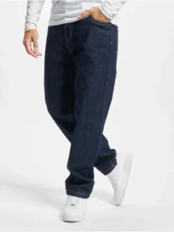 Southpole Herren Loose Fit Jeans 3D Embroidery In Indigo