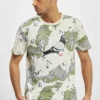 Herren T-Shirt Pigeon Logo In Camouflage