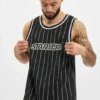 Starter Herren Tank Tops Pinstripe In Schwarz
