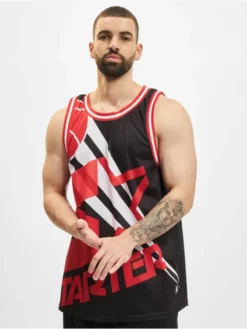 Starter Herren Tank Tops Airball Mesh In Schwarz