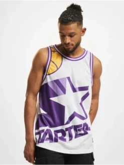 Starter Herren Tank Tops Airball Mesh In Weiß