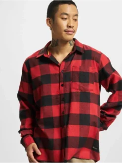 Herren Hemd HAKA Flannel Check In Grau