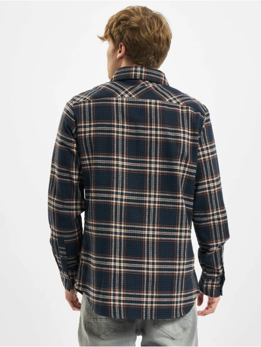 URBAN CLASSICS Herren Hemd Checked Campus In Blau 2 URBAN CLASSICS Herren Hemd Checked Campus In Blau – Bild 2