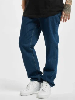 URBAN CLASSICS Herren Loose Fit Jeans Loose Fit In Indigo