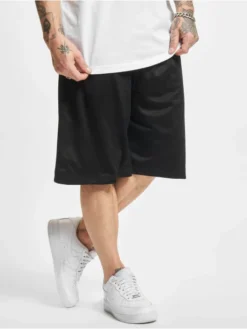 URBAN CLASSICS Herren Shorts Bball Mesh In Schwarz