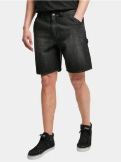 URBAN CLASSICS Herren Shorts Carpenter In Schwarz